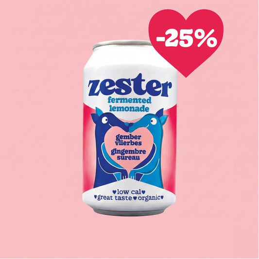 BIJNA-LENTE-PROMO: -25% Zester gember-vlierbes  - 12 blikjes (33cl)