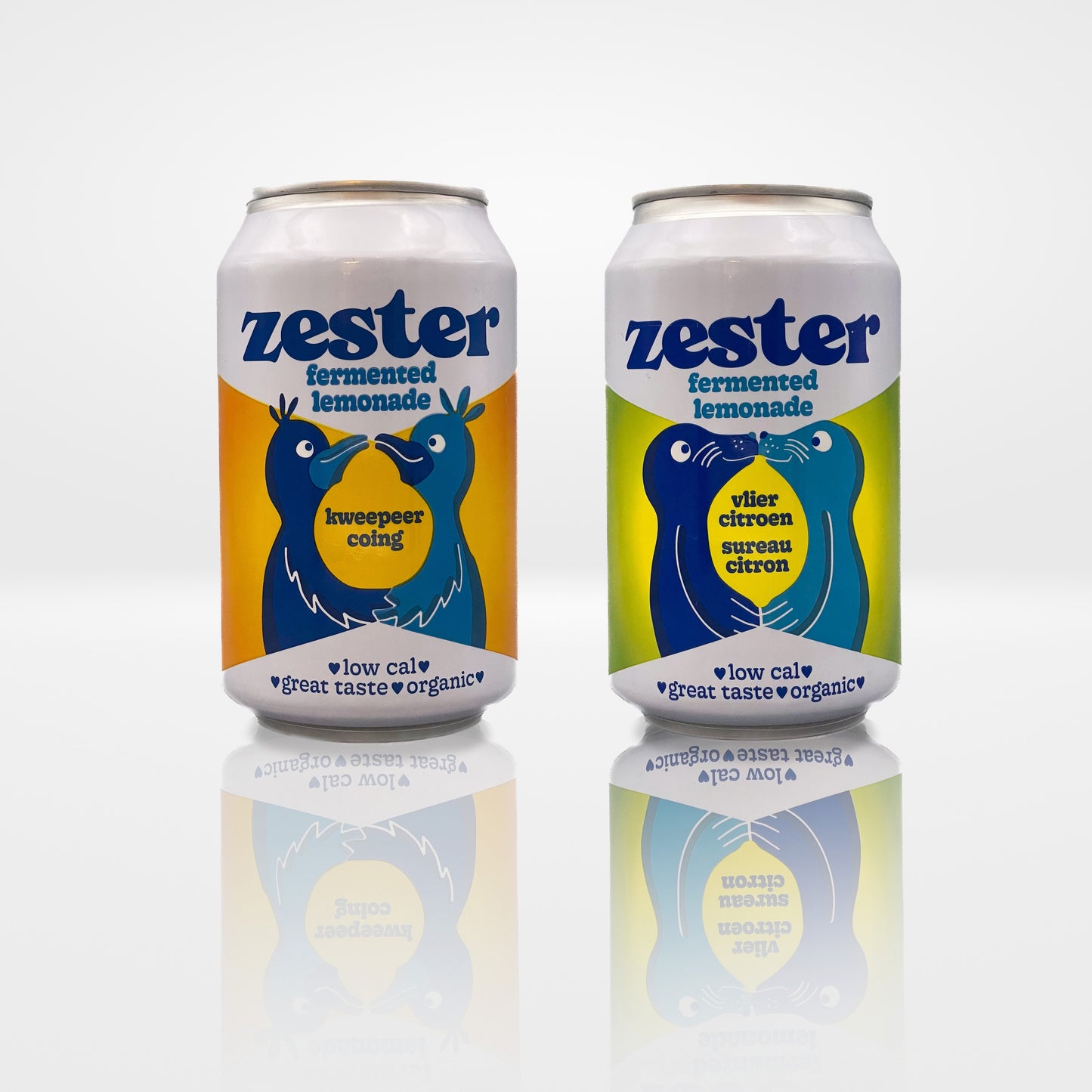 Zester combo (vlierbloesem-citroen + kweepeer) - 12 blikjes (33cl)
